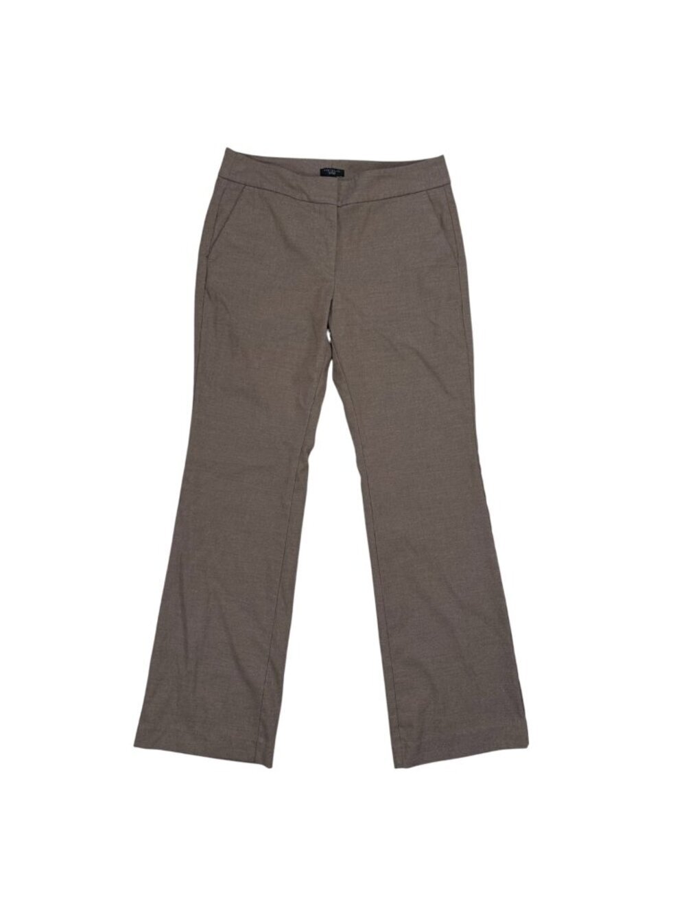 Ann Taylor Factory 2P Women Trouser Pant Work Business Neutral Minimalist Brown